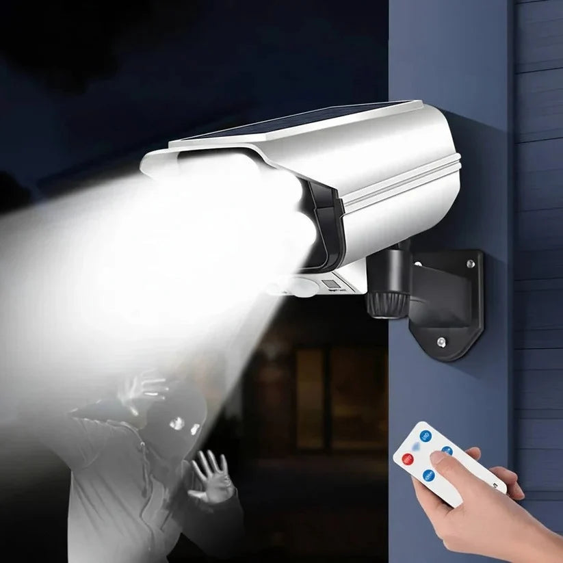 Solar Floodlight 2000 Lumens Motion-Activated & Remote