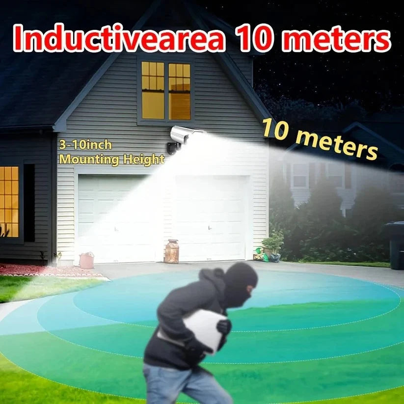 Solar Floodlight 2000 Lumens Motion-Activated & Remote