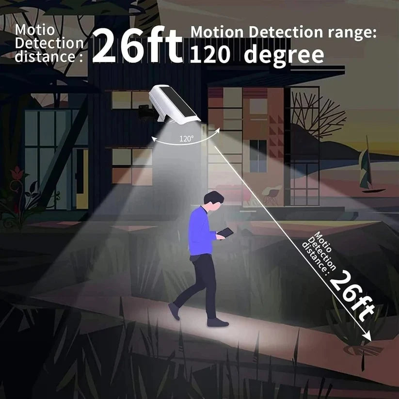 Solar Floodlight 2000 Lumens Motion-Activated & Remote