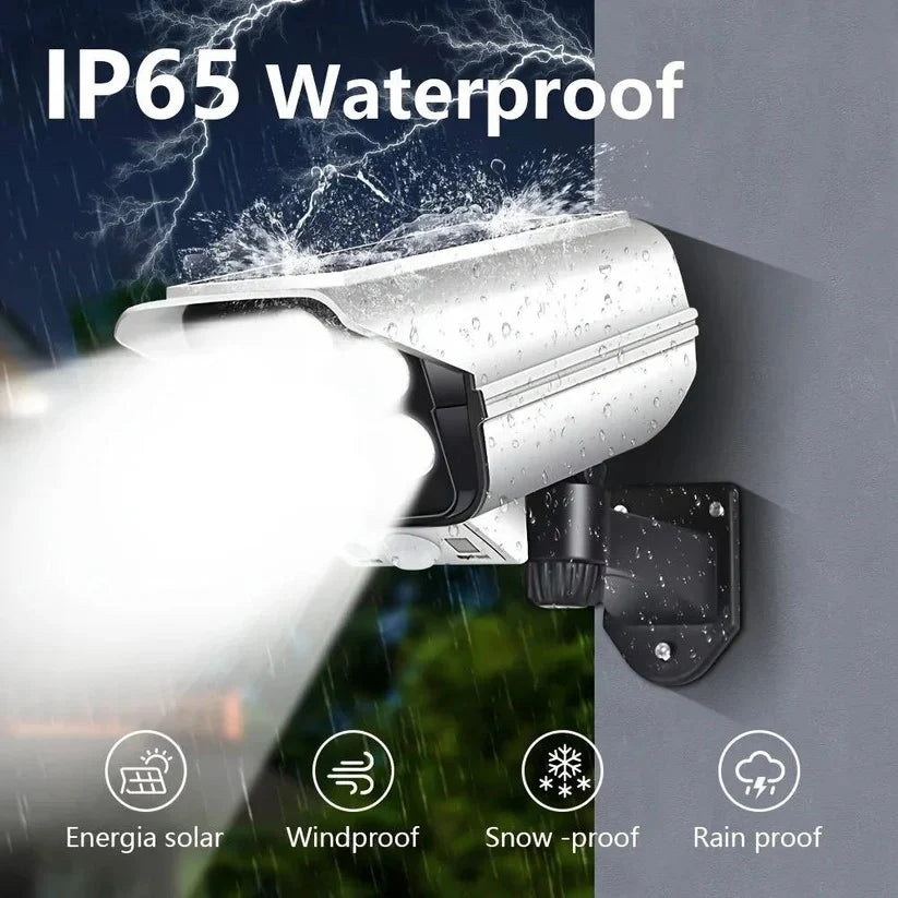 Solar Floodlight 2000 Lumens Motion-Activated & Remote
