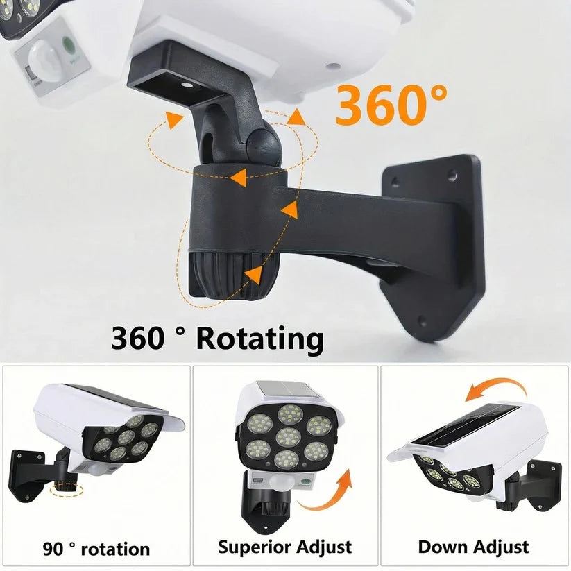 Solar Floodlight 2000 Lumens Motion-Activated & Remote