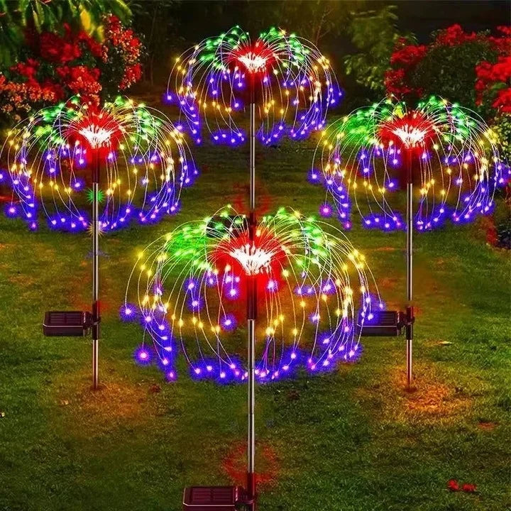 Solar Garden Stake Light Firework LED IP65