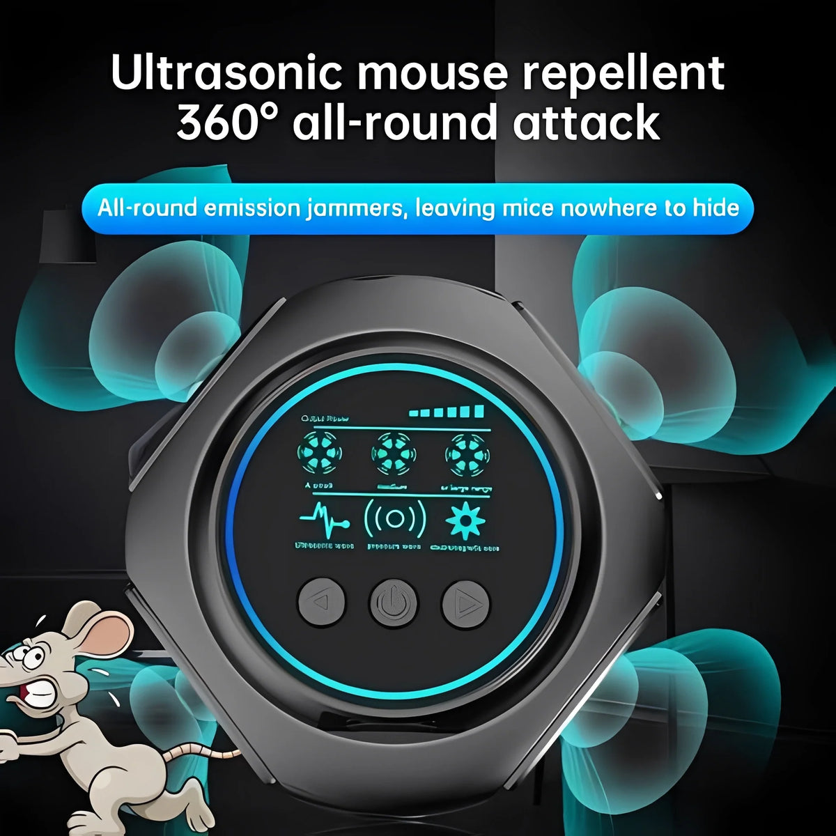 Spider Repellent Ultrasonic Plug-In 3,200 Sq Ft Coverage