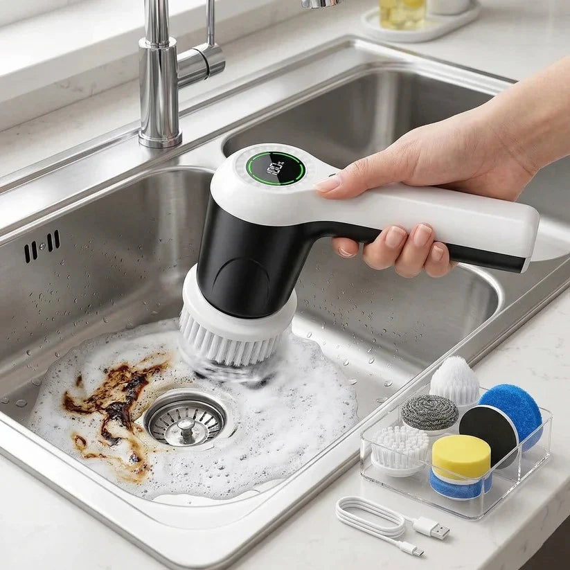 Spin Scrubber Cordless Dual Speed Interchangeable Heads
