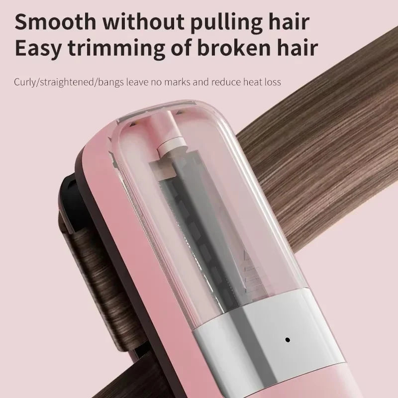 Split End Trimmer Rechargeable Type-C Steel-Teeth Comb