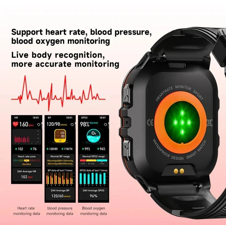 Sports Watch Activity Tracker Swim-Ready 5ATM