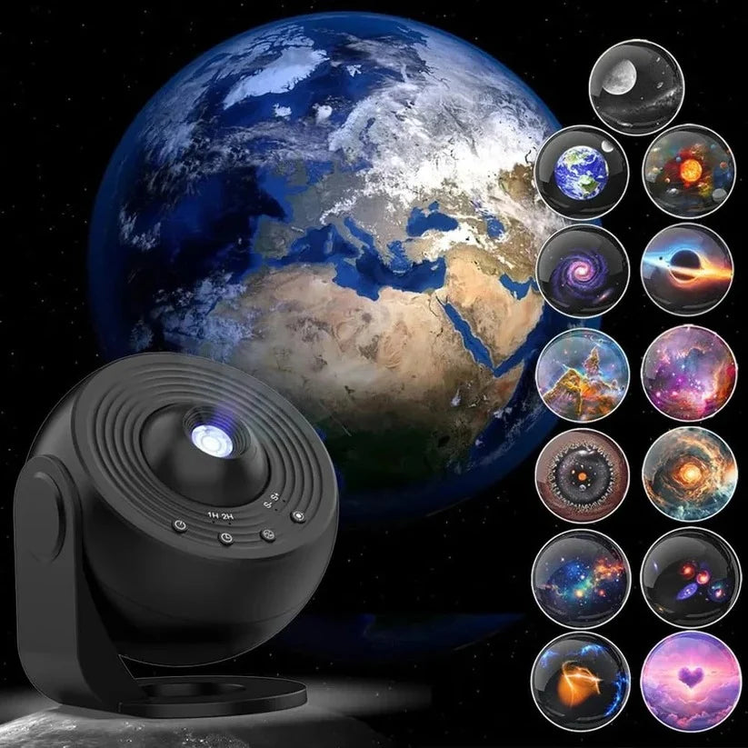 Star Projector 13 Discs Silent 360 Degree Adjustable Focus