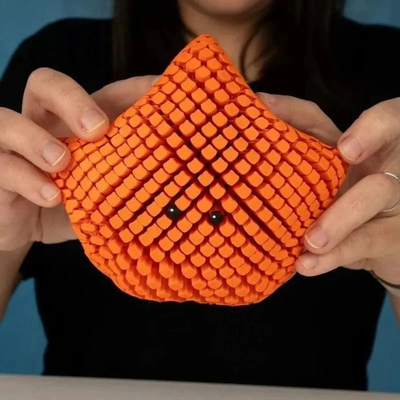 Starfish Fidget Toy Pose-Holding Click-Free 3D Printed