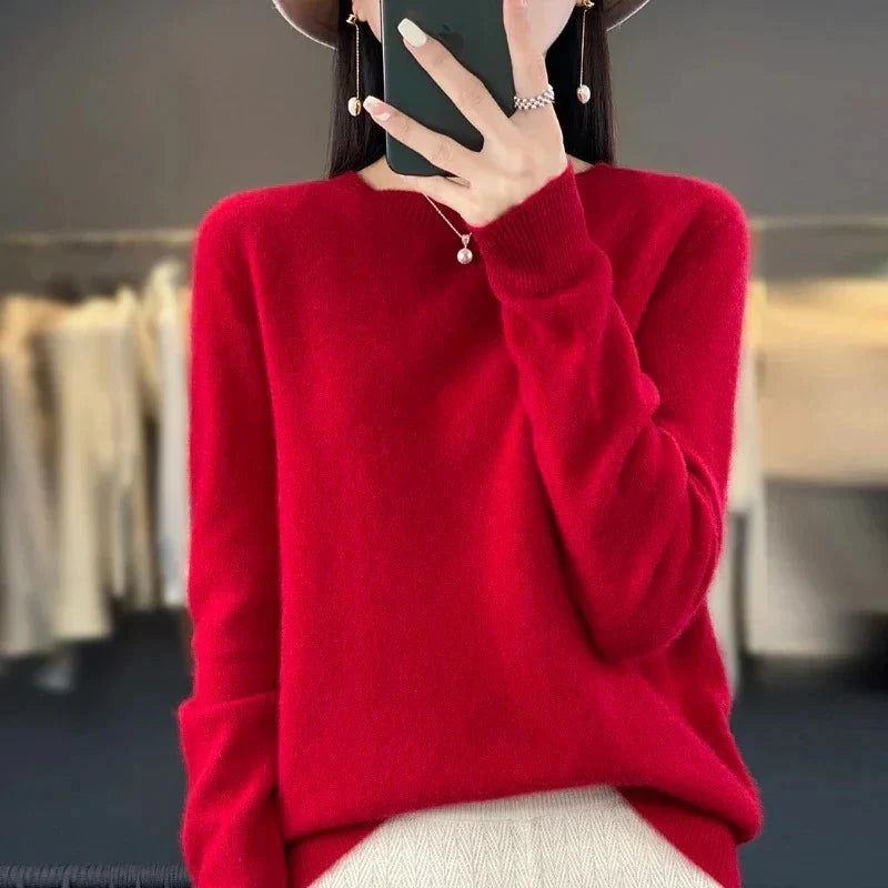 Sweater 100% Merino Wool Slim Fit