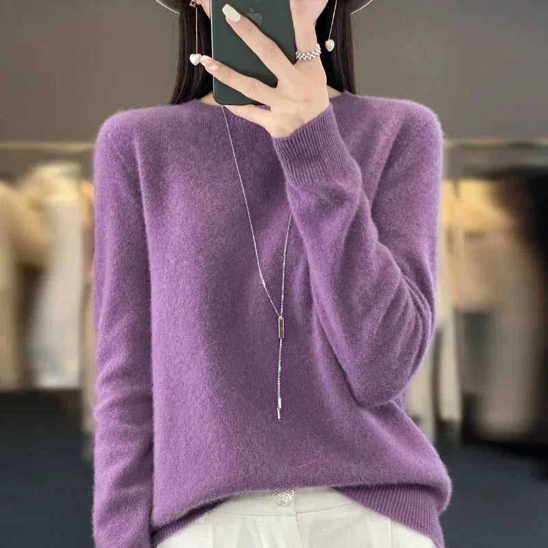Sweater 100% Merino Wool Slim Fit