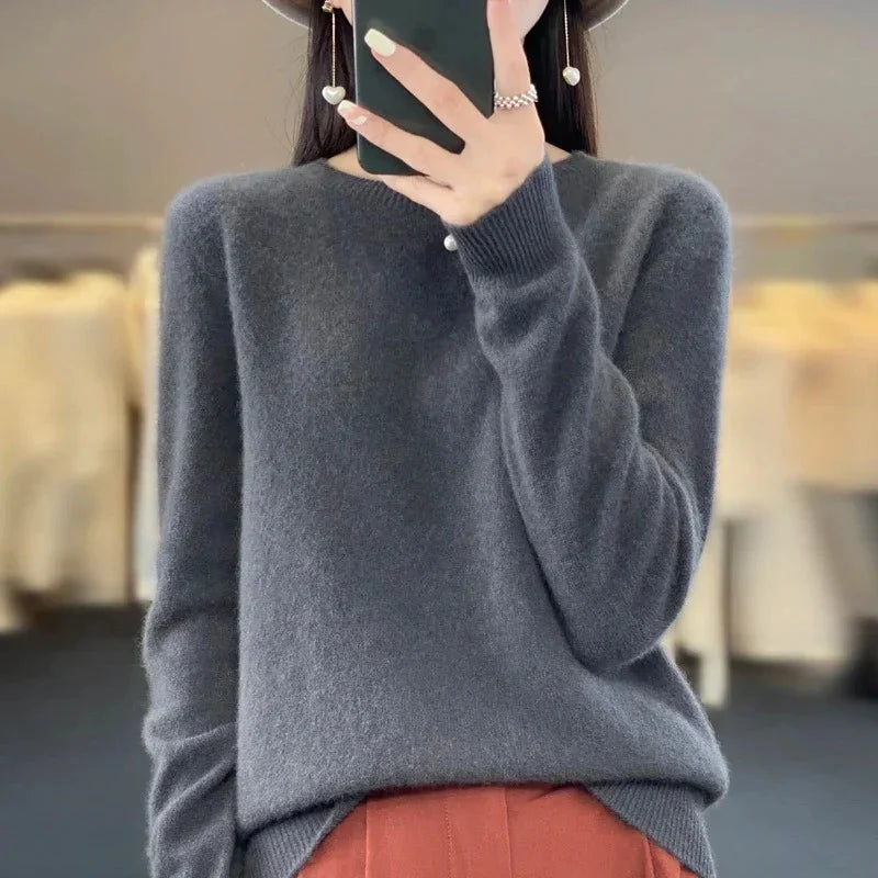Sweater 100% Merino Wool Slim Fit