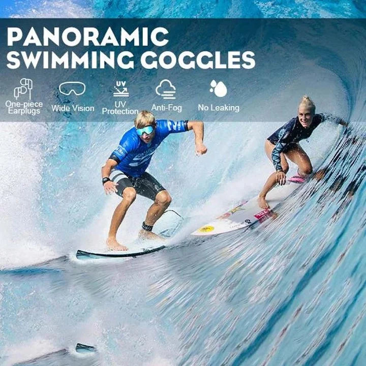 Swim Goggles Anti-Fog Wide-View Soft Silicone Seal