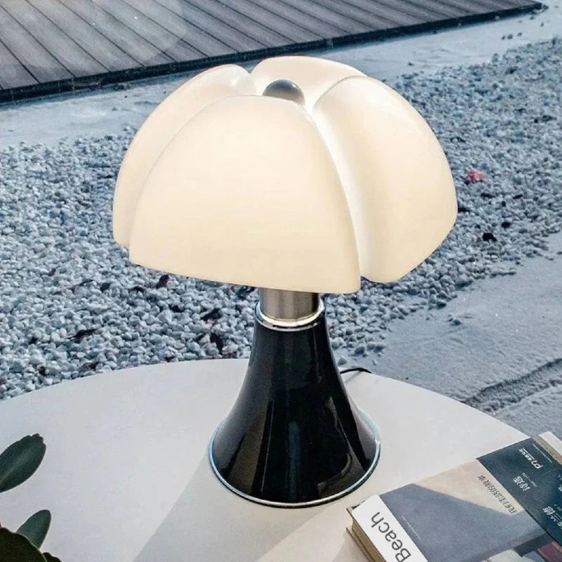 Table Lamp Flower Shaped Touch Dimmer Adjustable Height