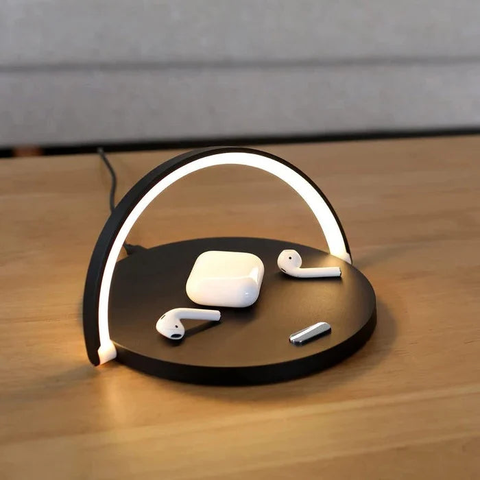 Table Lamp Wireless 10W Charging Adjustable Warm LED