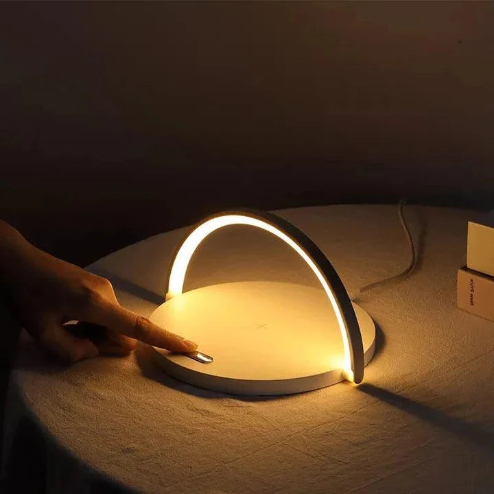 Table Lamp Wireless 10W Charging Adjustable Warm LED