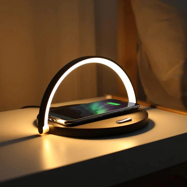 Table Lamp Wireless 10W Charging Adjustable Warm LED