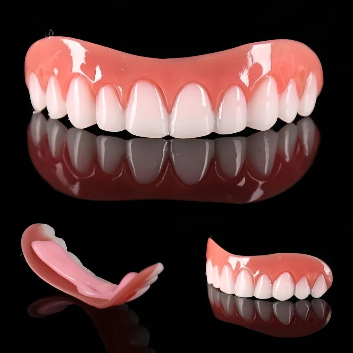 Temporary Tooth Veneer Hot-Water Moldable Reusable & Adhesive-Free