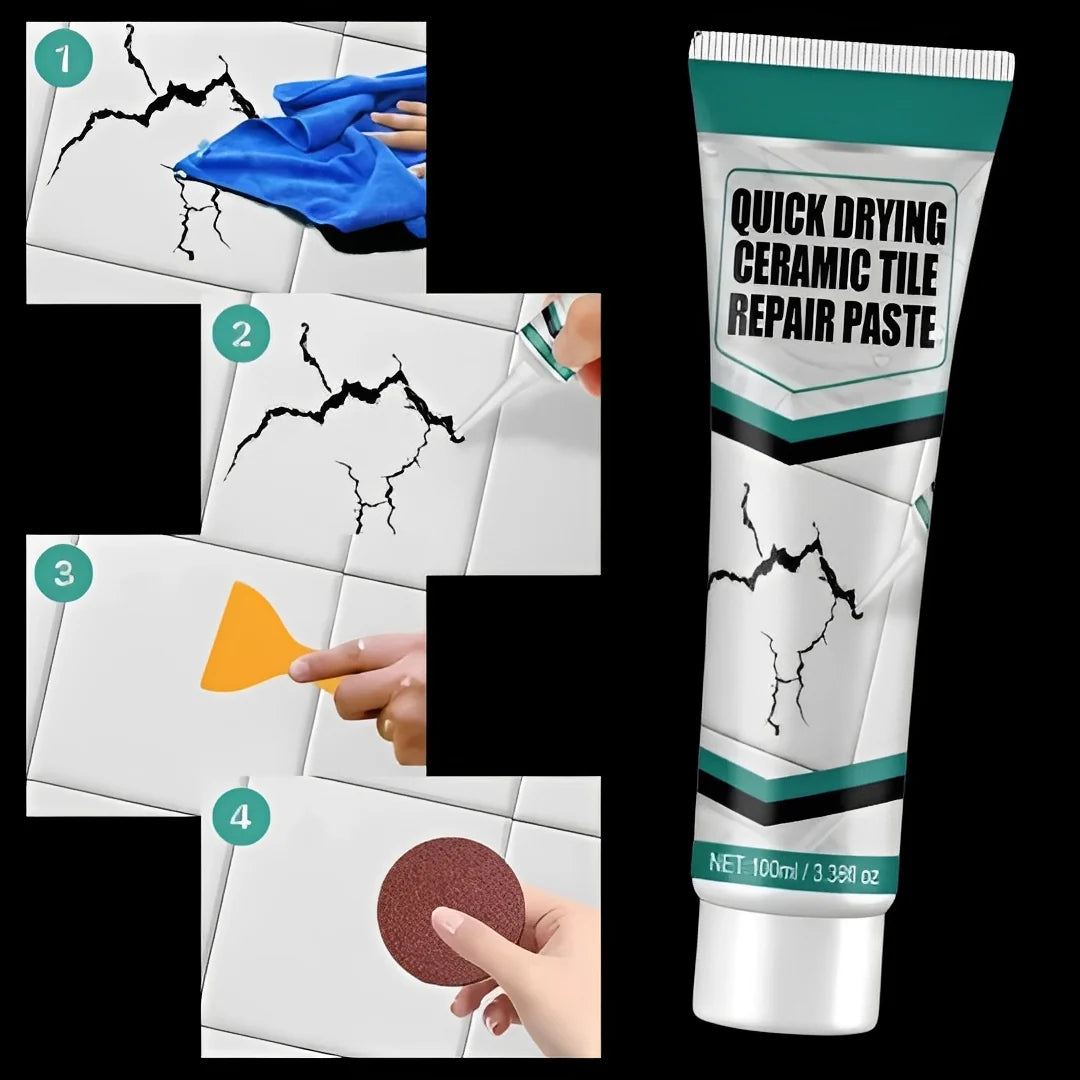 Tile Repair Kit Fast-Drying Waterproof Non-Toxic