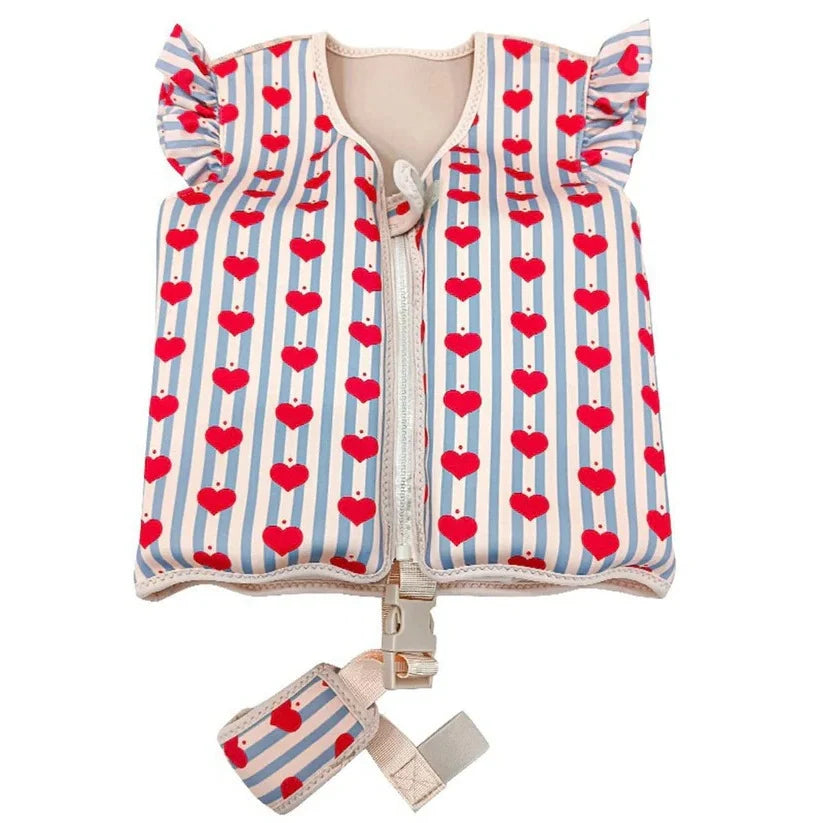 Toddler Swim Vest Neoprene Foam Zip & Safety Buckle