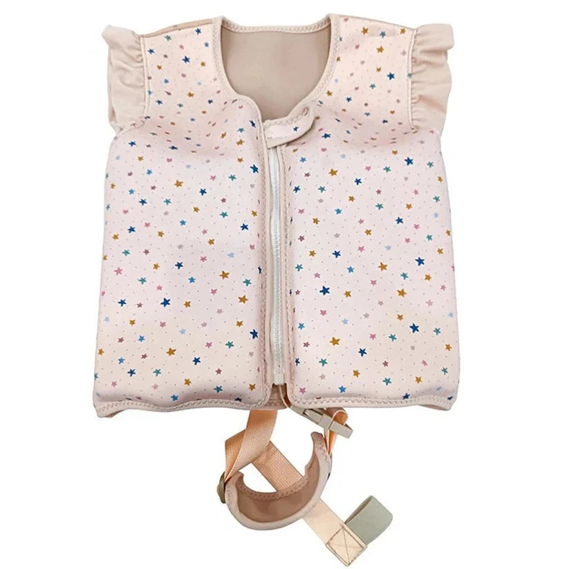 Toddler Swim Vest Neoprene Foam Zip & Safety Buckle