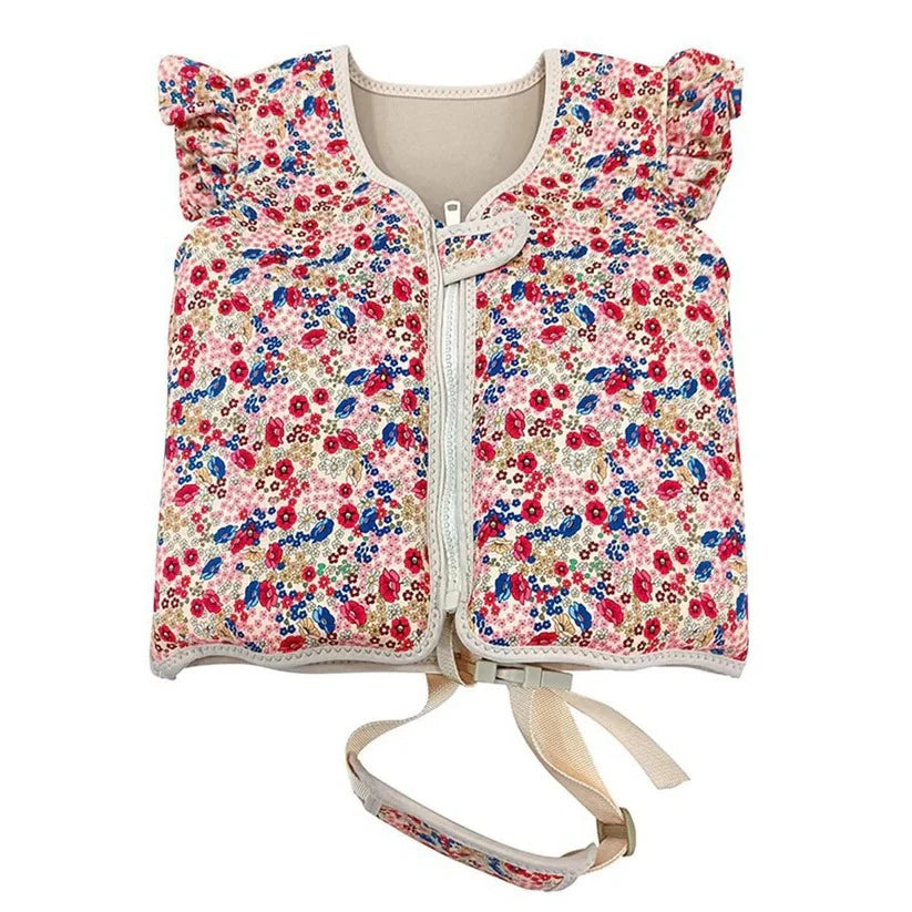 Toddler Swim Vest Neoprene Foam Zip & Safety Buckle