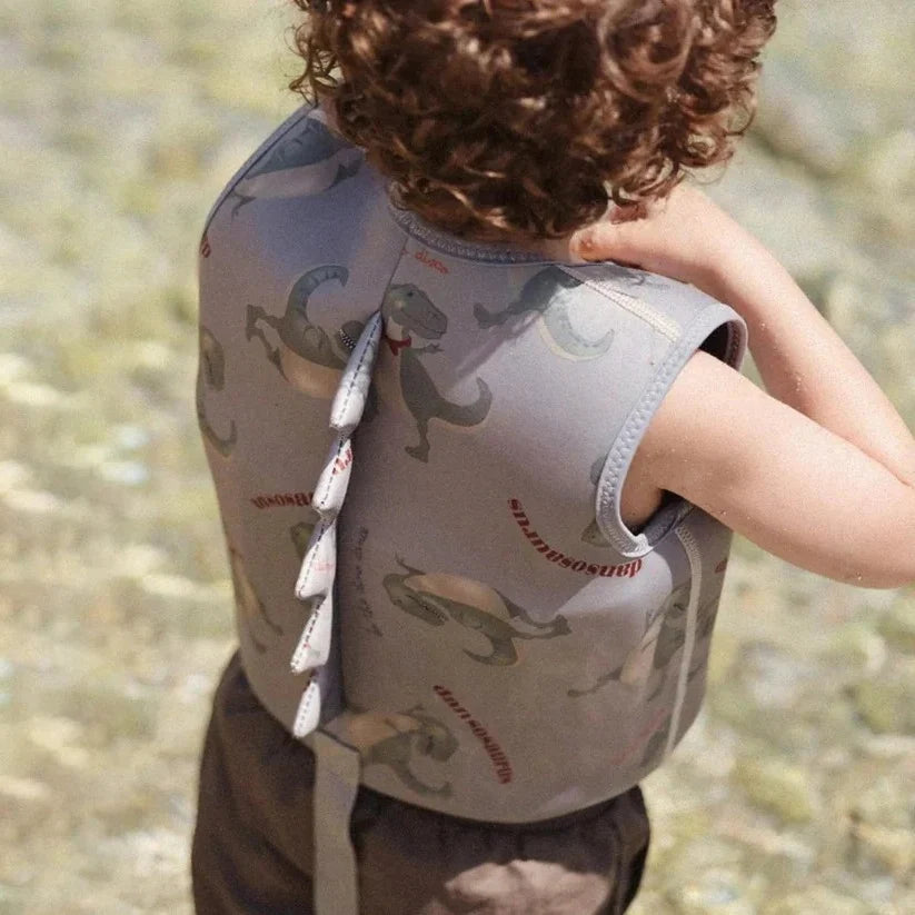 Toddler Swim Vest Neoprene Foam Zip & Safety Buckle
