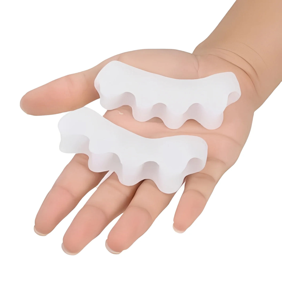 Toe Separator Silicone Gel Three-Arch Support Slim Profile