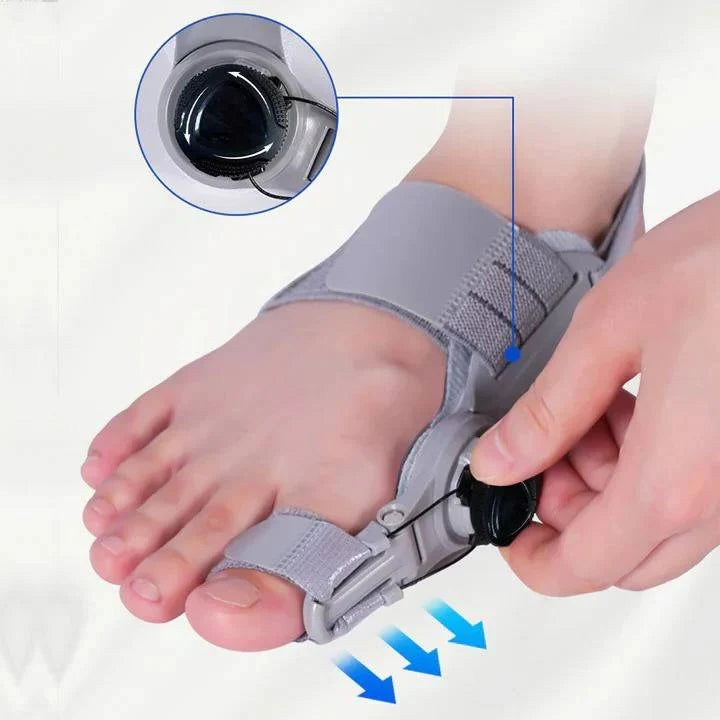 Toe Spacer Adjustable 3D Knob & Silicone Heel Strap