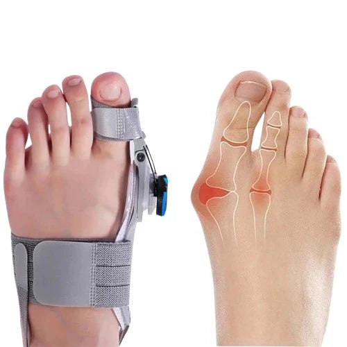 Toe Spacer Adjustable 3D Knob & Silicone Heel Strap