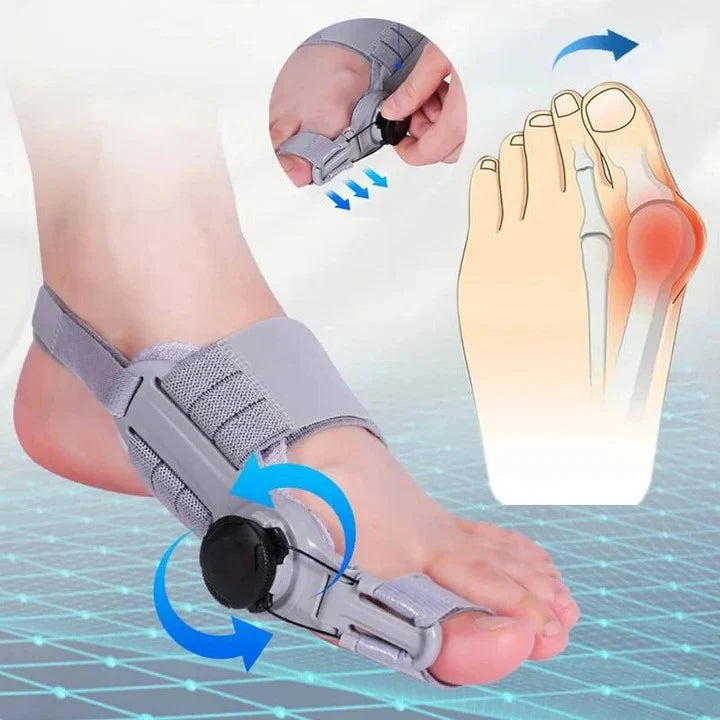 Toe Spacer Adjustable 3D Knob & Silicone Heel Strap