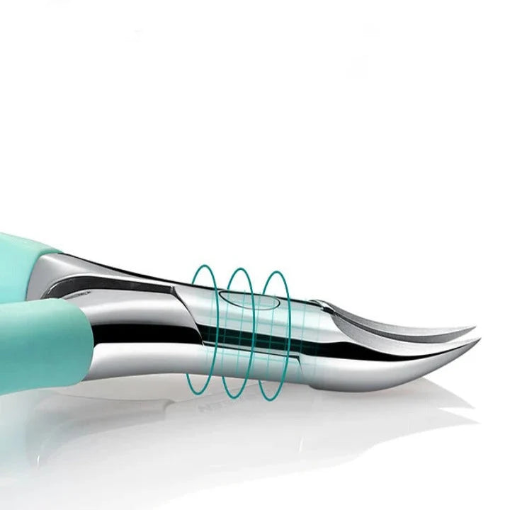 Toenail Clipper Powder Metallurgy Blades & Nail Catcher