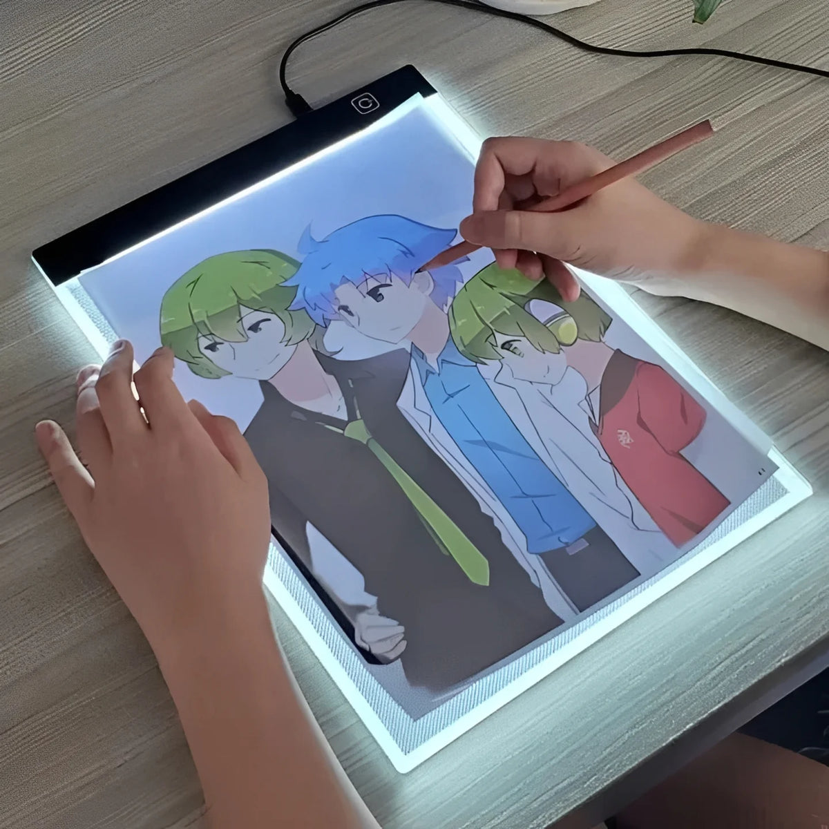 Tracing Light Pad Adjustable Brightness Flicker Free USB Powered