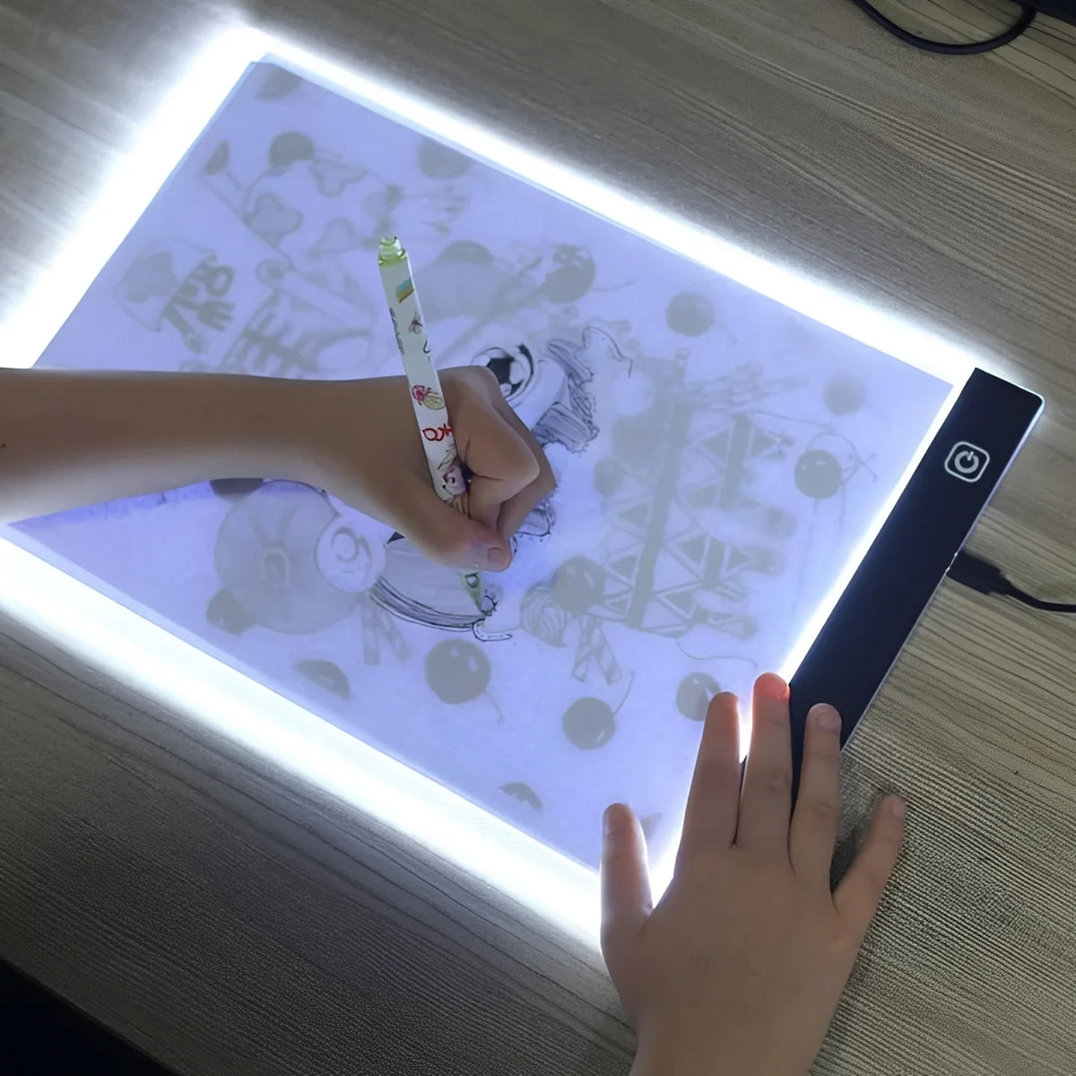 Tracing Light Pad Adjustable Brightness Flicker Free USB Powered