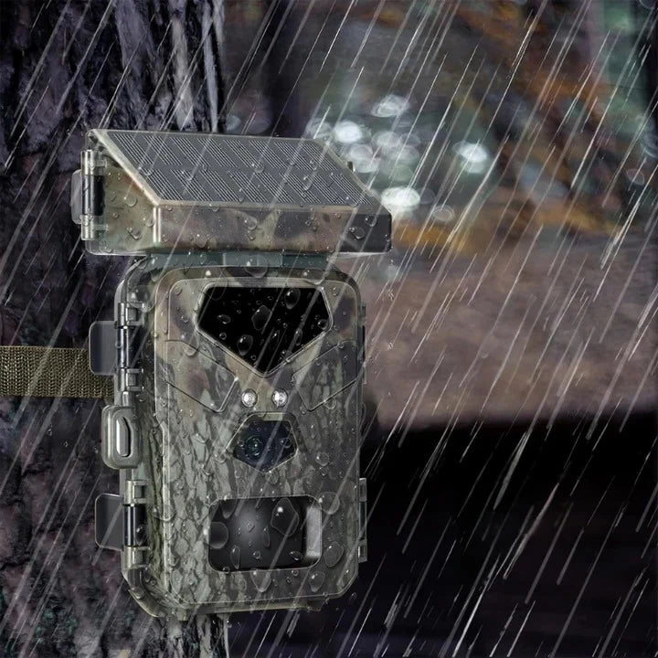 Trail Camera Solar-Powered 20MP IR Night Vision
