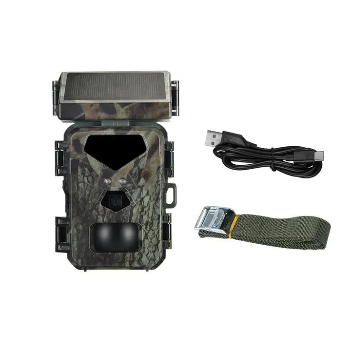 Trail Camera Solar-Powered 20MP IR Night Vision