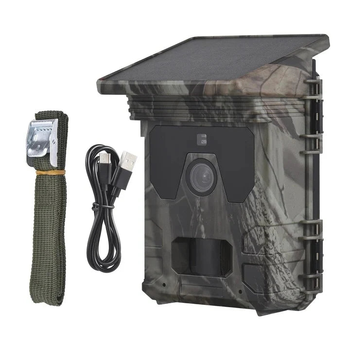 Trail Camera Solar-Powered 4K & Night Vision