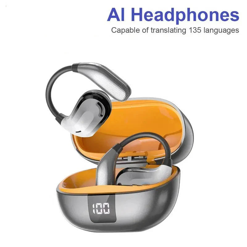 Translation Earbuds Real-Time AI 135 Languages 90-Hour Battery