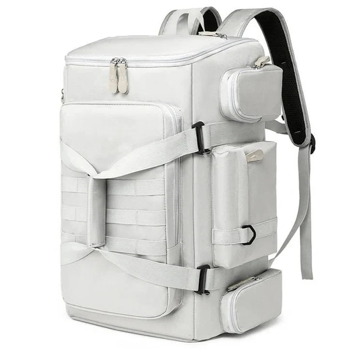 Travel Backpack Multi-Compartment Padded 16-Inch Laptop & Trolley Strap