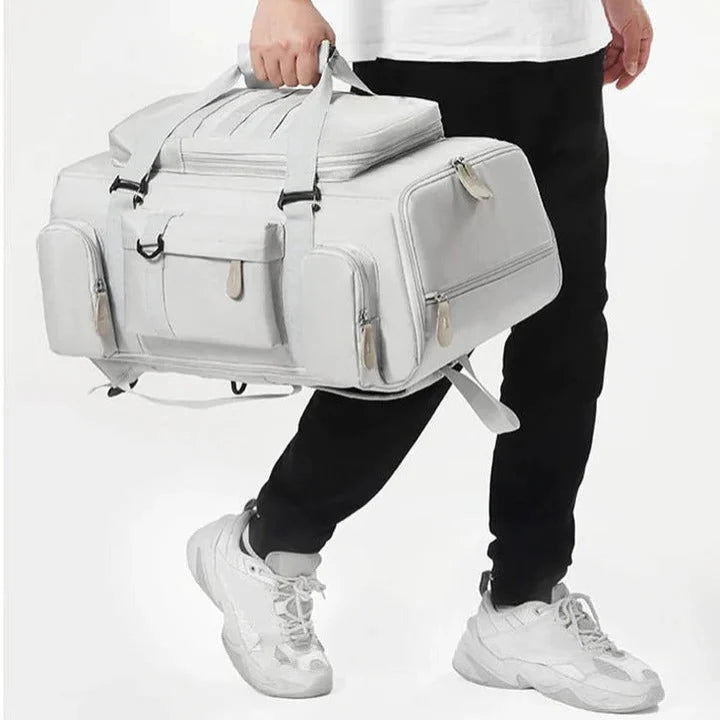 Travel Backpack Multi-Compartment Padded 16-Inch Laptop & Trolley Strap