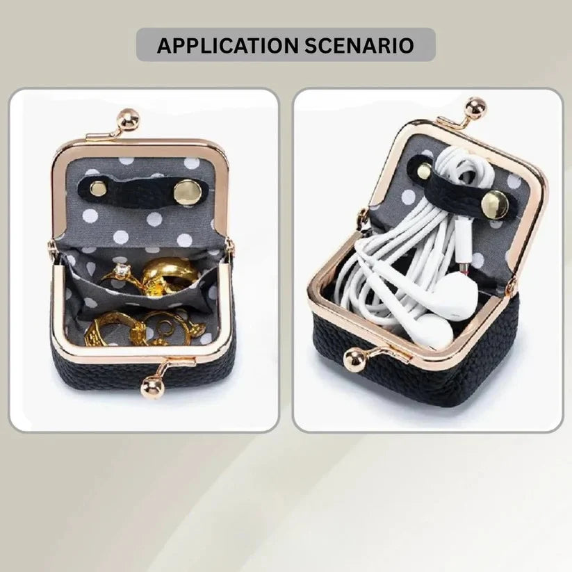 Travel Jewelry Organizer Individual Slots & Hooks