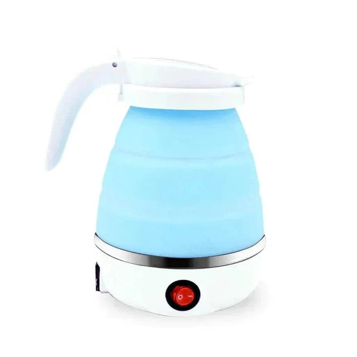 Travel Kettle Collapsible Silicone Stainless Steel Base