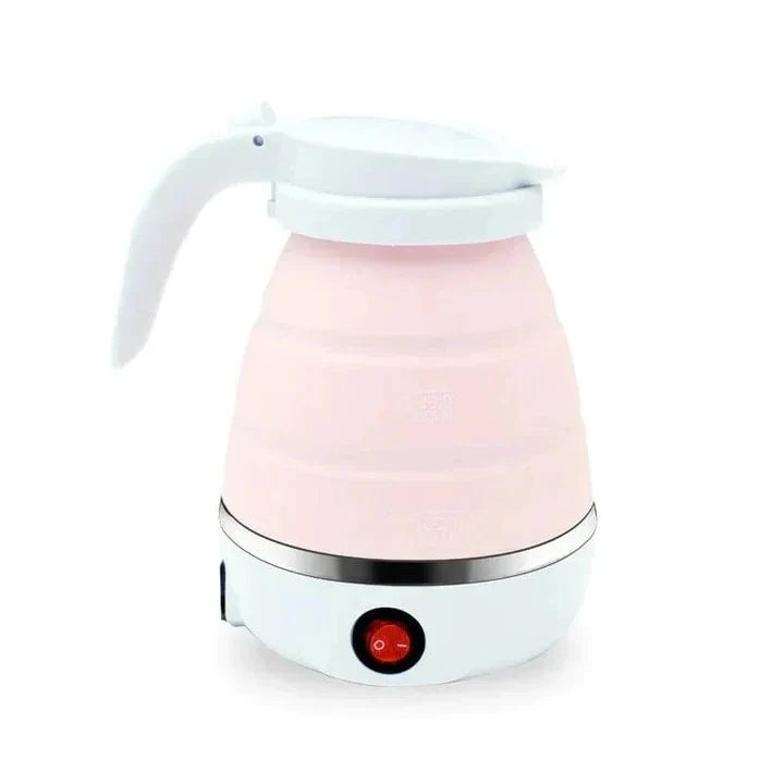 Travel Kettle Collapsible Silicone Stainless Steel Base
