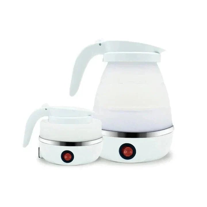 Travel Kettle Collapsible Silicone Stainless Steel Base