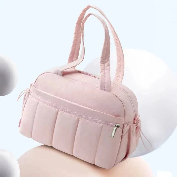 Travel Toiletry Bag Water-Resistant Wet-Dry Compartment & Luggage Sleeve