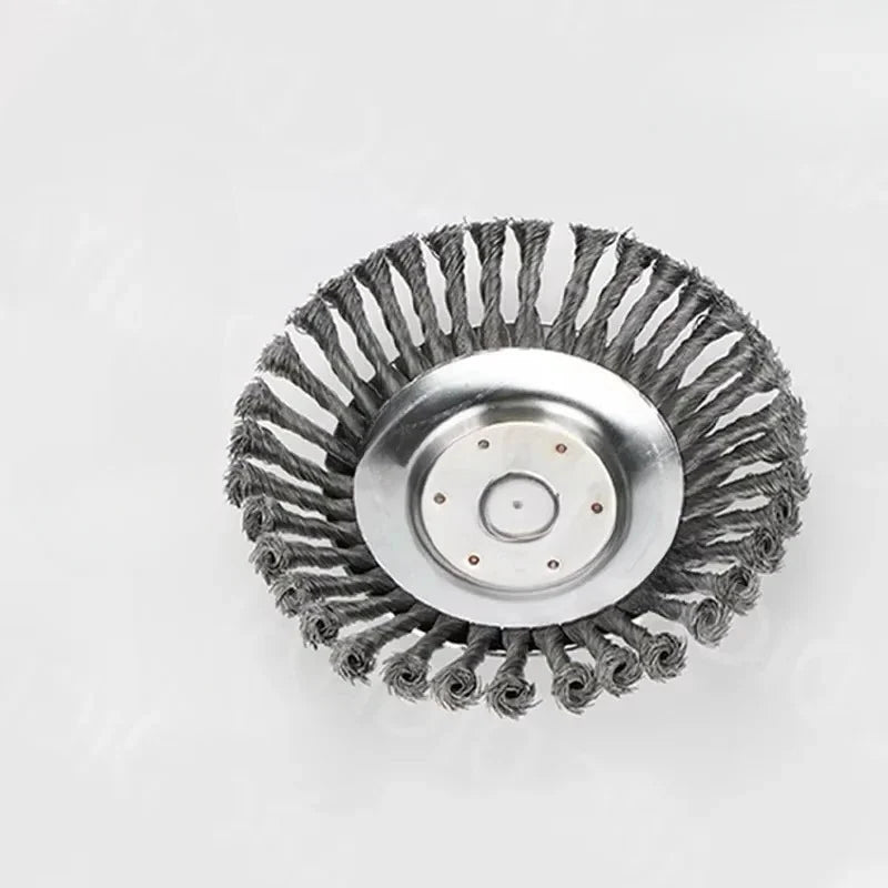 Trimmer Brush Attachment Braided Steel Wire Fits Standard Trimmers