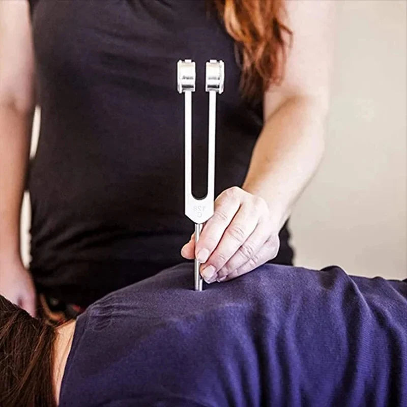 Tuning Fork 128 Hz Weighted Precision-Machined Aluminum