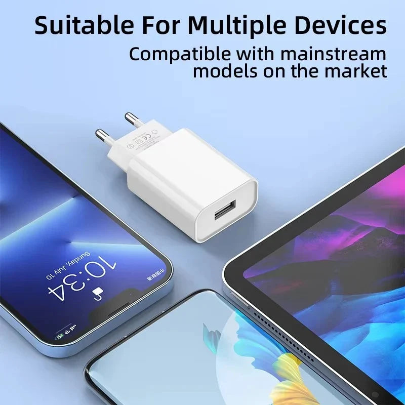 USB Wall Charger 10W USB-A Compact