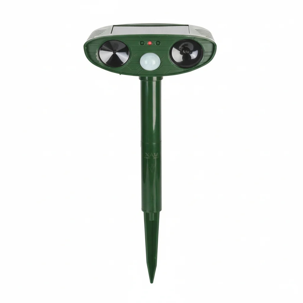 Ultrasonic Repeller Solar-Powered Motion-Activated 2,400 Sq Ft