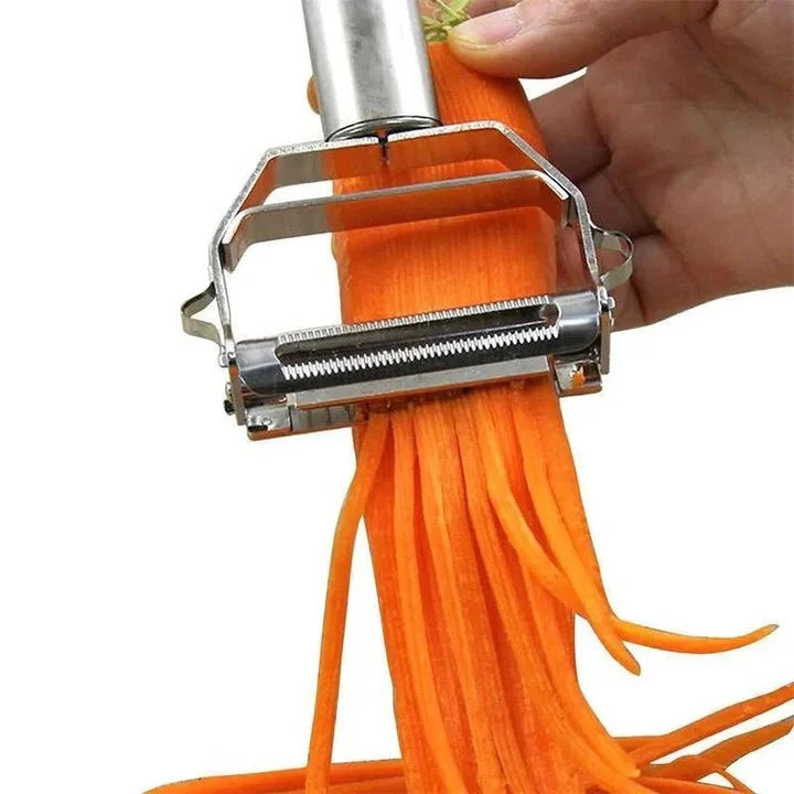 Vegetable Peeler Dual Blade Julienne & Peeling Stainless Steel