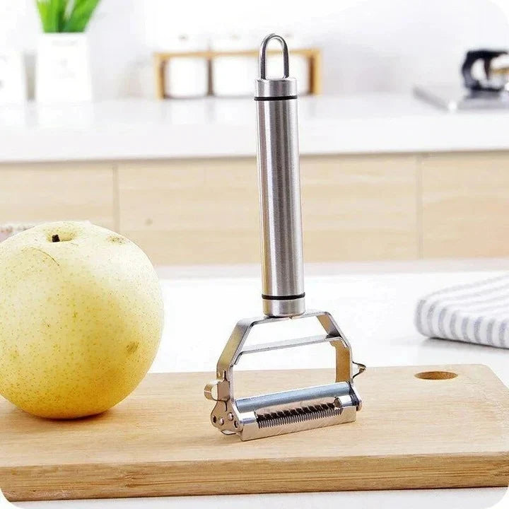 Vegetable Peeler Dual Blade Julienne & Peeling Stainless Steel